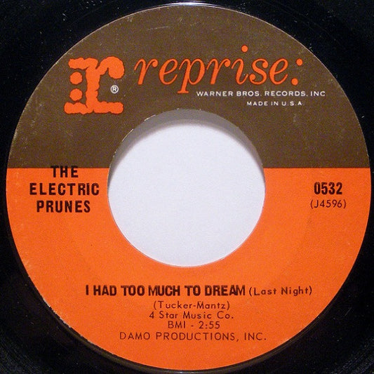 Electric Prunes - I Had Too Much To Dream Last Night [Vinyl] [Second Hand]