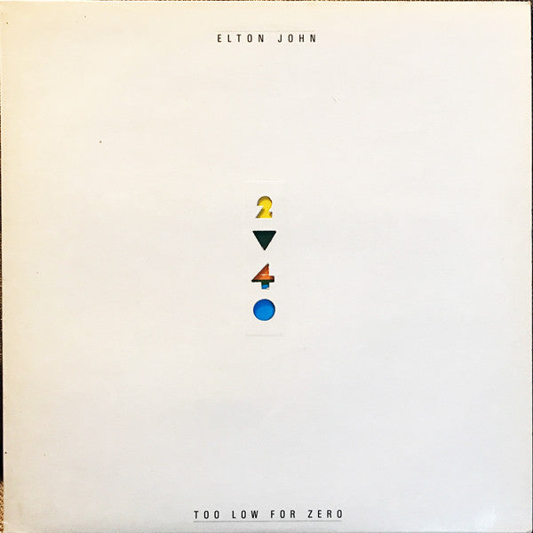 John, Elton - Too Low For Zero [Vinyl] [Second Hand]