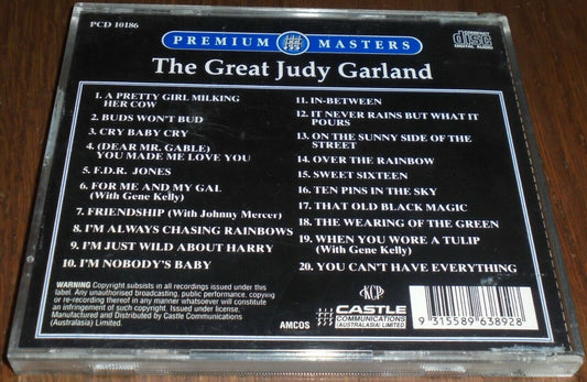 Garland, Judy - Great Judy Garland [CD] [Second Hand]