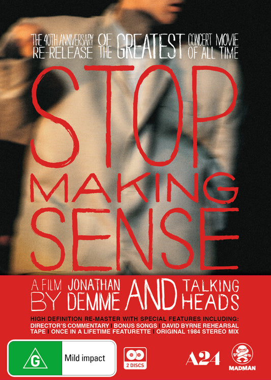 Talking Heads - Stop Making Sense: 2 Discs [DVD]