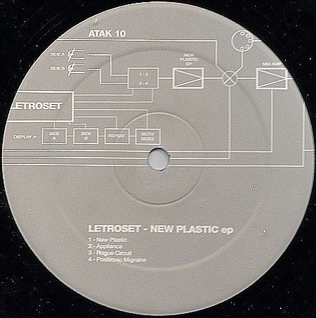 Letroset - New Plastic Ep [12 Inch Single] [Second Hand]