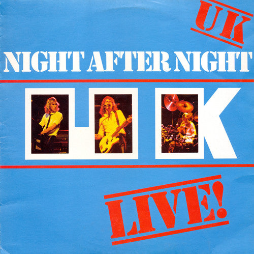Uk - Night After Night: Live! [Vinyl] [Second Hand]