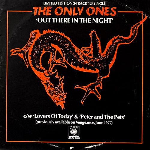Only Ones - Out There In The Night / Lovers Of Today [12 Inch Single] [Second Hand]