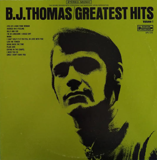 Thomas, B.J. - Greatest Hits [Vinyl] [Second Hand]