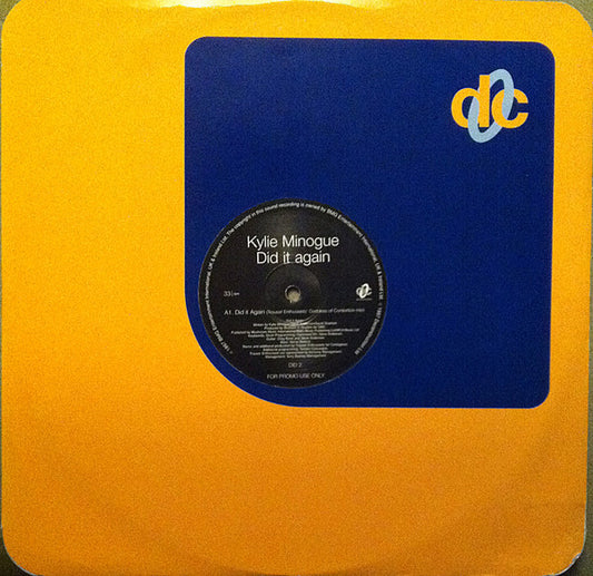 Minogue, Kylie - Did It Again [12 Inch Single] [Second Hand]