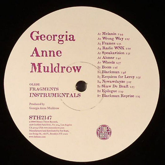 Muldrow, Georgia Anne - Olesi: Fragments Instrumentals [Vinyl] [Second Hand]
