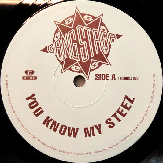 Gang Starr - You Know My Steez / So Wassup?! [12 Inch Single] [Second Hand]