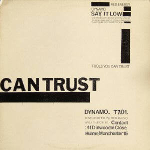 Tools You Can Trust - Say It Low / A Bvlaze Of Shame [12 Inch Single] [Second Hand]