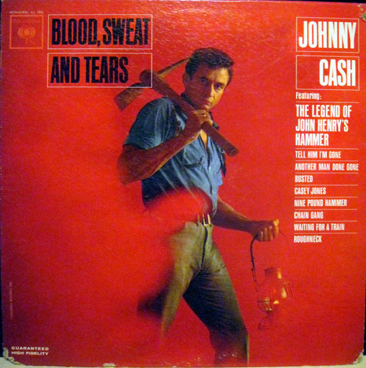 Cash, Johnny - Blood, Sweat And Tears [Vinyl] [Second Hand]