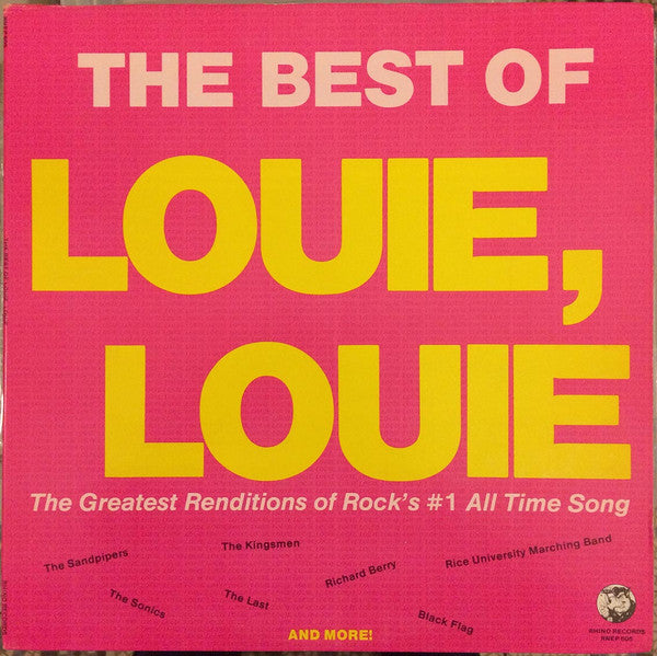 Various - Best Of Louie Louie [Vinyl] [Second Hand]