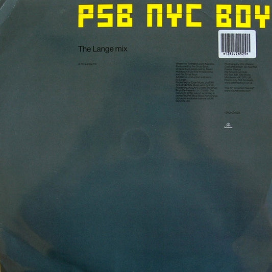 Pet Shop Boys - Nyc Boy (Lange Mix) [12 Inch Single] [Second Hand]
