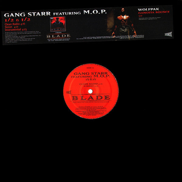 Gang Starr / Wolfpak - 1/2 and 1/2 / Gangsta Bounce [12 Inch Single] [Second Hand]