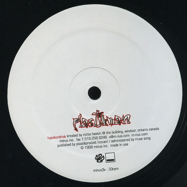 Plastikman - Hypokondriak / Afrika [12 Inch Single] [Second Hand]
