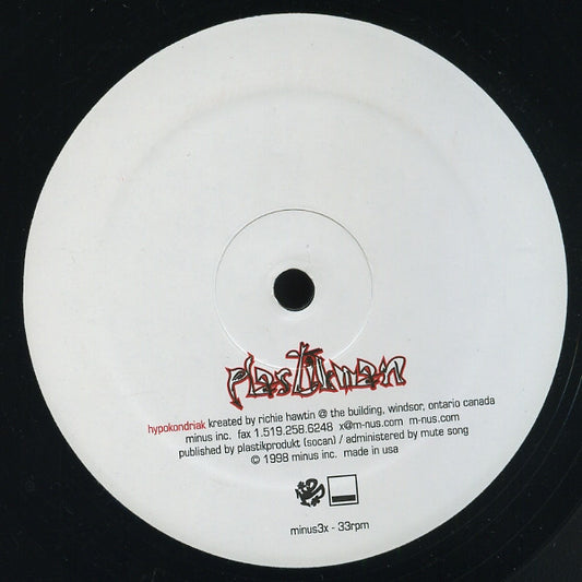 Plastikman - Hypokondriak / Afrika [12 Inch Single] [Second Hand]