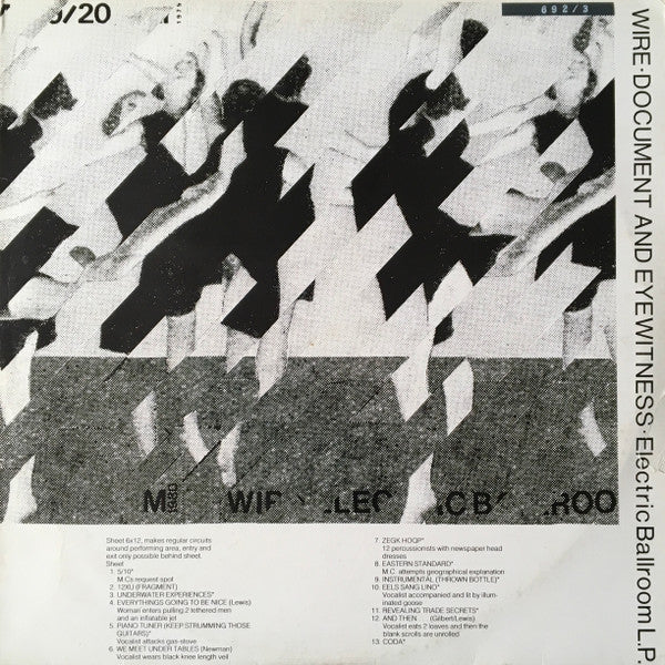 Wire - Document And Eyewitness [Vinyl] [Second Hand]