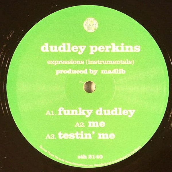 Perkins, Dudley - Expressions (Instrumentals) [Vinyl] [Second Hand ...