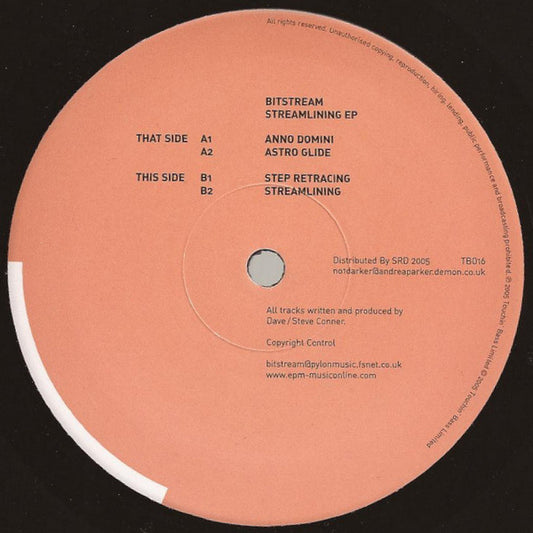Bitstream - Streamlining [12 Inch Single] [Second Hand]