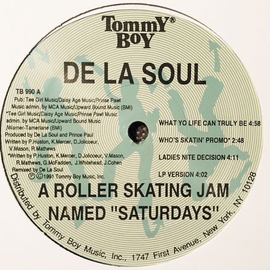 De La Soul - A Roller Skating Jam Named 'saturdays' [12 Inch Single] [Second Hand]