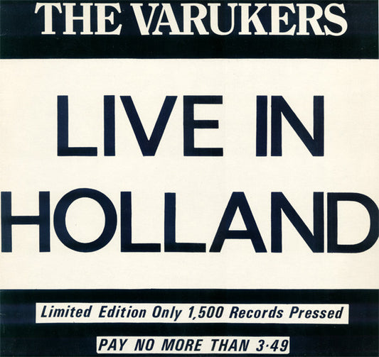 Varukers - Live In Holland [Vinyl] [Second Hand]