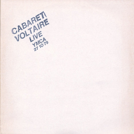 Cabaret Voltaire - Live Y.M.C.A. 27.10.79 [Vinyl] [Second Hand]