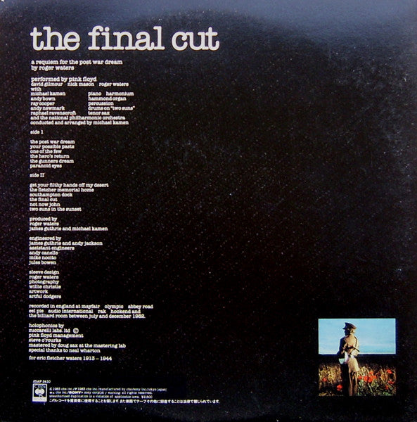 Pink Floyd - Final Cut [Vinyl] [Second Hand]