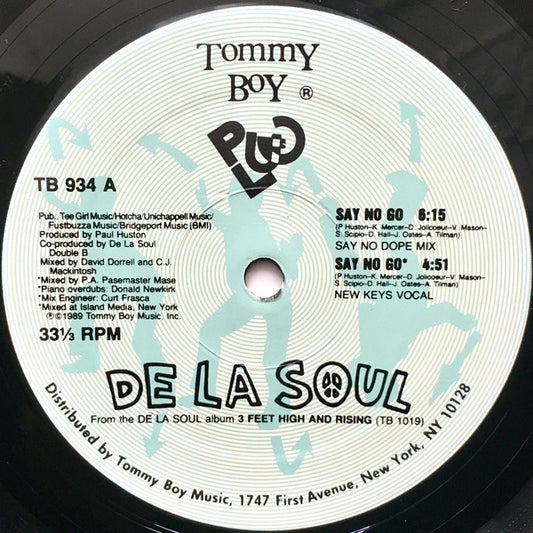 De La Soul - Say No Go [12 Inch Single] [Second Hand]