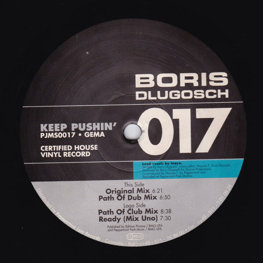 Dlugosch, Boris Presents Boom - Keep Pushin' [CD Single] [Second Hand]