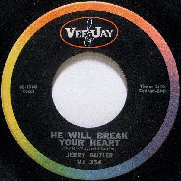 Butler, Jerry - He Will Break Your Heart [Vinyl] [Second Hand]