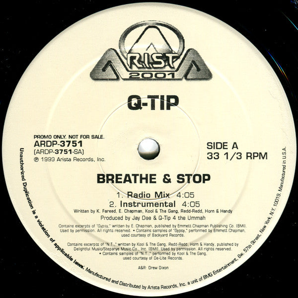 Q-Tip - Breathe and Stop / Vivrant Thing [12 Inch Single] [Second Hand]