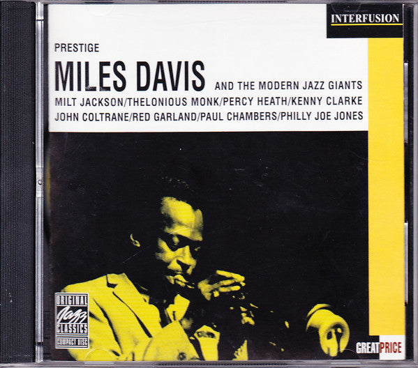 Davis, Miles - Miles Davis and The Modern Jazz Giant [CD] [Second Hand]