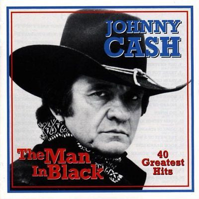 Cash, Johnny - Man In Black: 40 Greatest Hits 2CD [CD] [Second Hand]