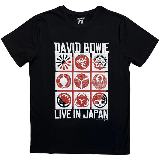 Bowie, David - Live In Japan (Black) Large [T-Shirt]