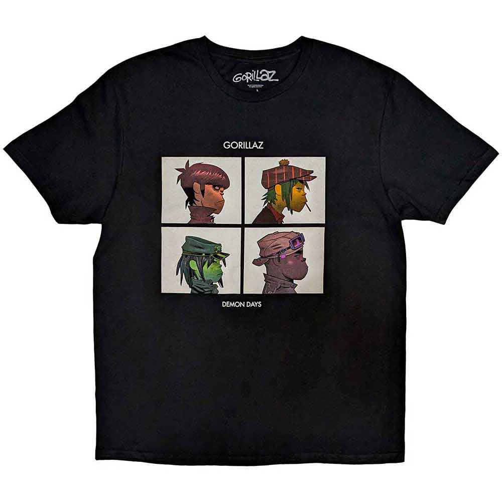 Gorillaz - Demon Days (Black) Large [T-Shirt]