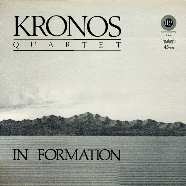 Kronos Quartet - In Formation [Vinyl] [Second Hand]