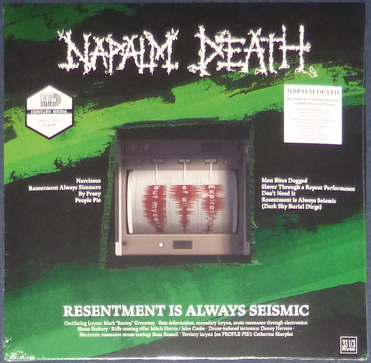 Napalm Death - Resentment Is Always Seismic [Vinyl] [Second Hand]