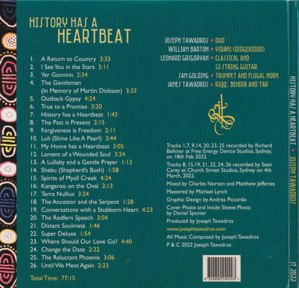 Joseph Tawadros - History Has A Heartbeat [CD]