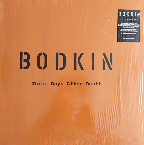 Bodkin - Three Days After Death [Vinyl] [Second Hand]