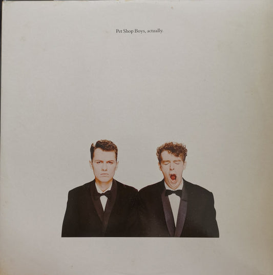 Pet Shop Boys - Actually [Vinyl] [Second Hand]
