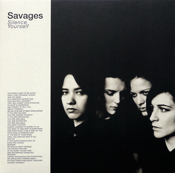 Savages - Silence Yourself [Vinyl] [Second Hand]