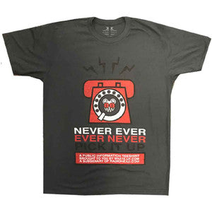 Radiohead - Never Pick It Up (Charcoal) XXL [T-Shirt]