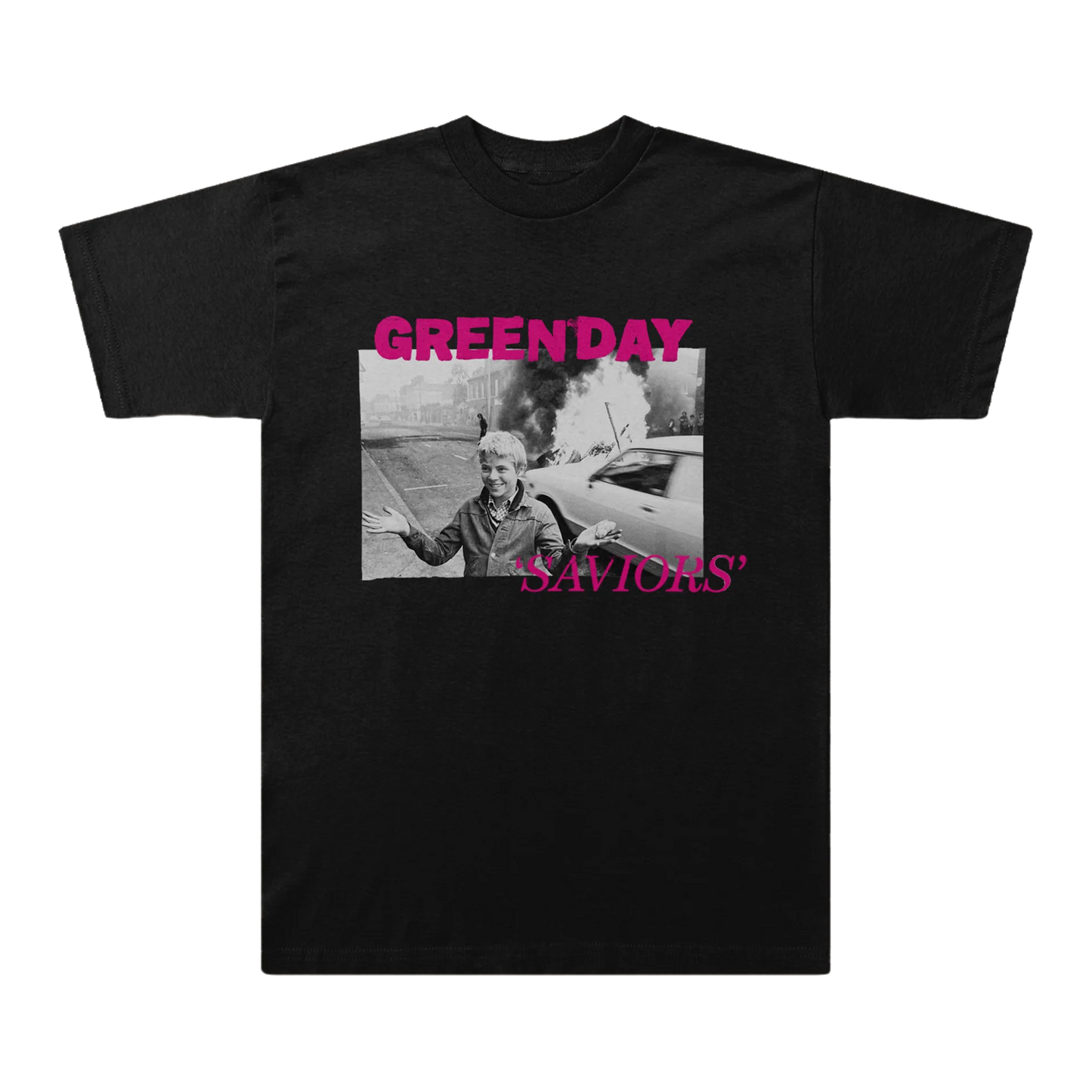 Green Day - Saviors (Black) Large [T-Shirt]