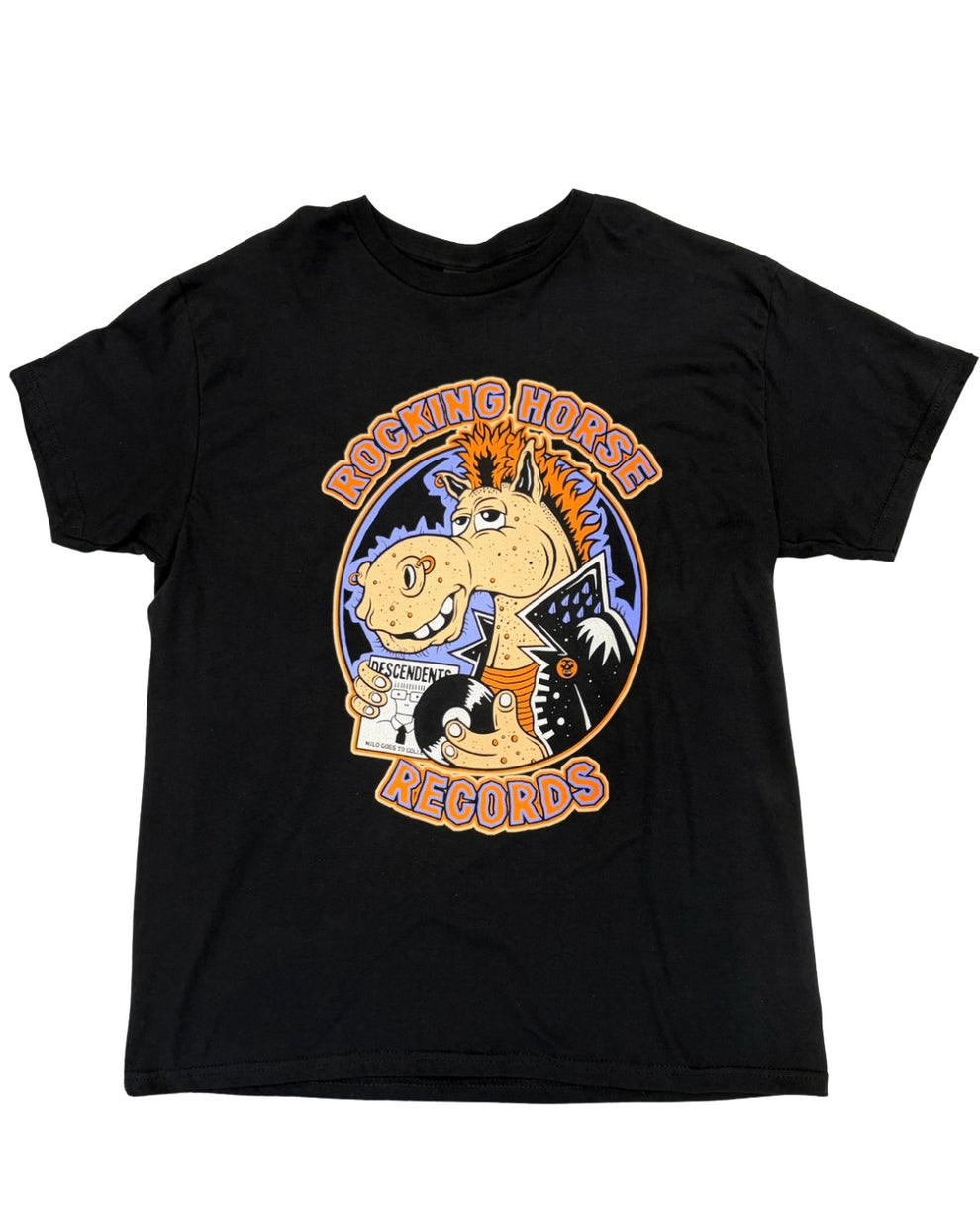 Rocking Horse - Punk Horse (Black) Large [T-Shirt] – Rocking Horse Records