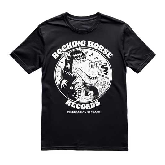 Rocking Horse - Smoking Horse (Black) Medium [T-Shirt]